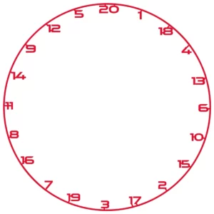 BULLET CUSTOM NUMBERRING RED