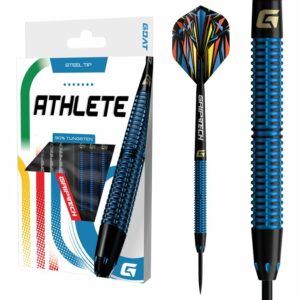 GOAT ATHLETE BLACK BLUE 22G GOAT Athlete Black Blue 24G Steel Tip Darts