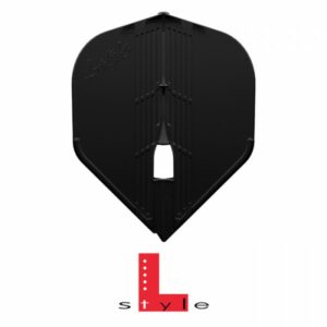 KAMI Standard Black Dart Flights flight fléchette flexible noir haute performance