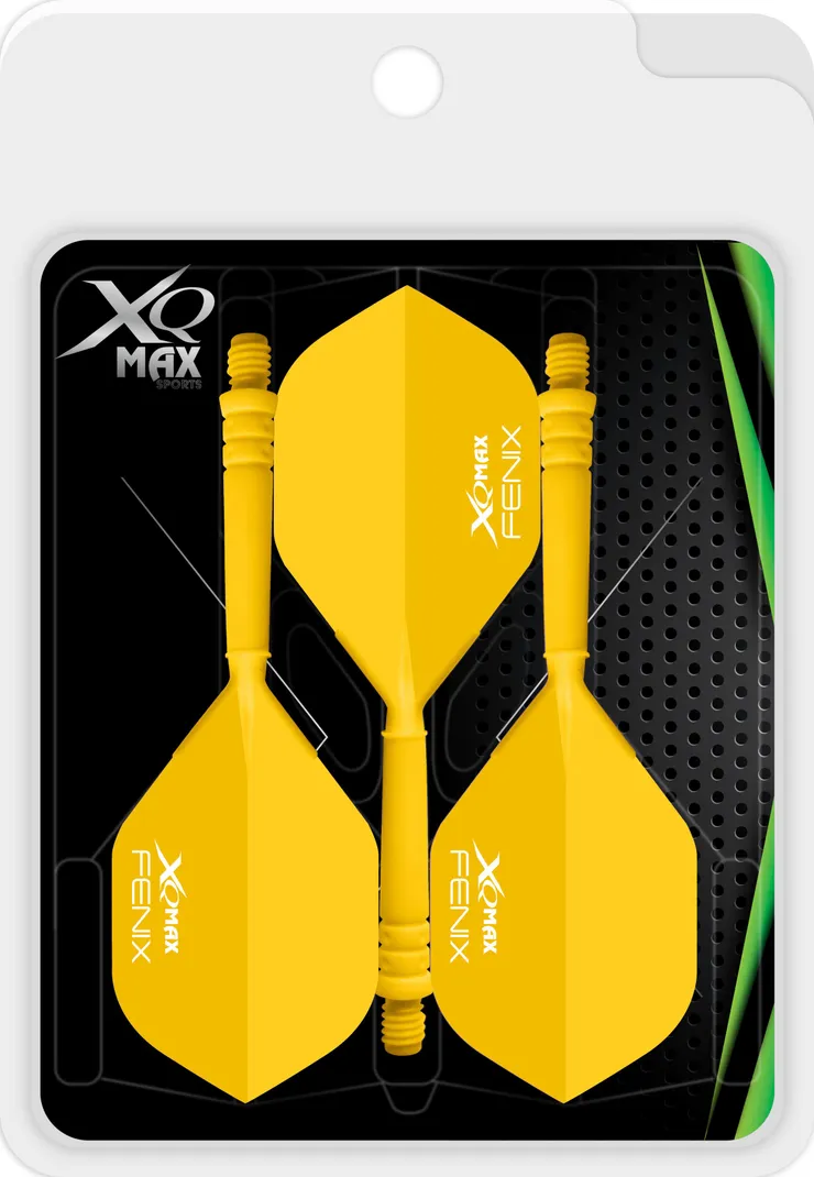 XQMax Darts Combi Kit – Shafts & Flights - Yellow