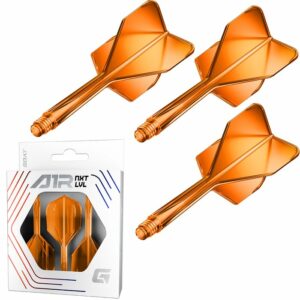 GOAT XFLEX Moldflight S Orange flight shaft intégré fléchettes