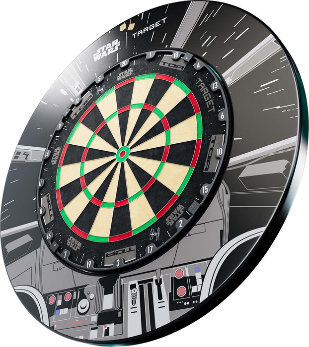 Target Star Wars Millennium Falcon Dartboard Bundle 1 Set – Kit Fléchettes Premium Officiel – Image 6