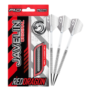Red Dragon Javelin Steeldarts fléchettes tungstène 85 pourcentage avec grip annelé