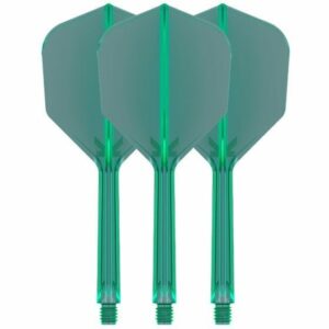 Target K-Flex Green No6 26mm système flight et shaft intégré vert Target Darts