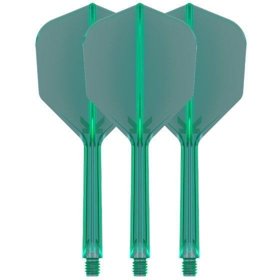 Target K-Flex Green No6 26mm système flight et shaft intégré vert Target Darts
