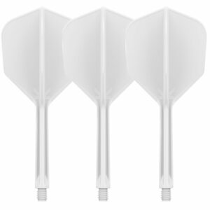 Target K-Flex White No6 33mm système intégré flight et shaft Target Darts blanc